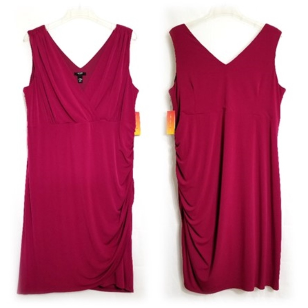 Alfani Plum Sleeveless Dress